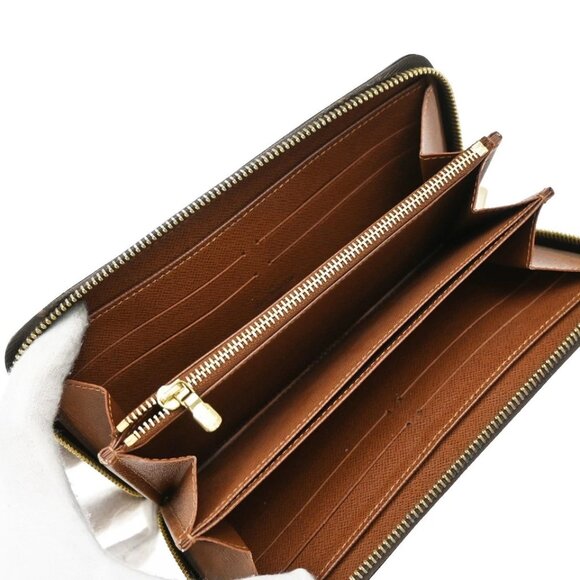 LOUIS VUITTON Long Zippy Wallet Monogram Leather Brown France 268-082025 - Picture 9 of 16